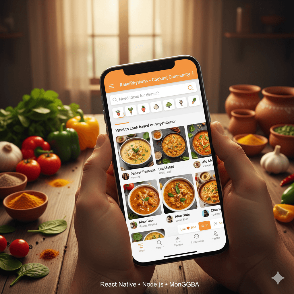 Cooking Community App product preview