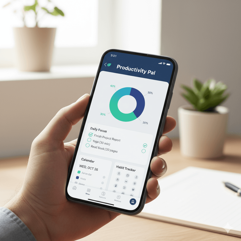 Productivity App product preview